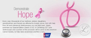 Breast Cancer Stethoscope Promo